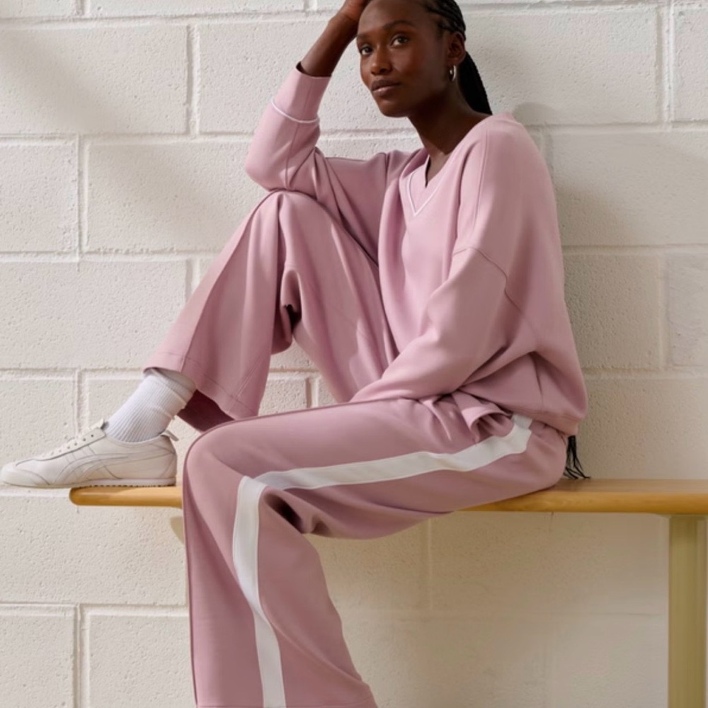 Blush Pink Women's Jogger Set